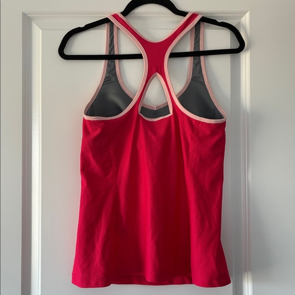 Nike Size L Dri-Fit 2-Tone Racerback Tanktop - Pink - Picture 4 of 6